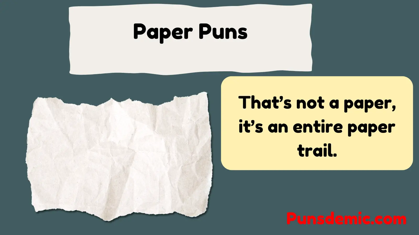 Paper Puns