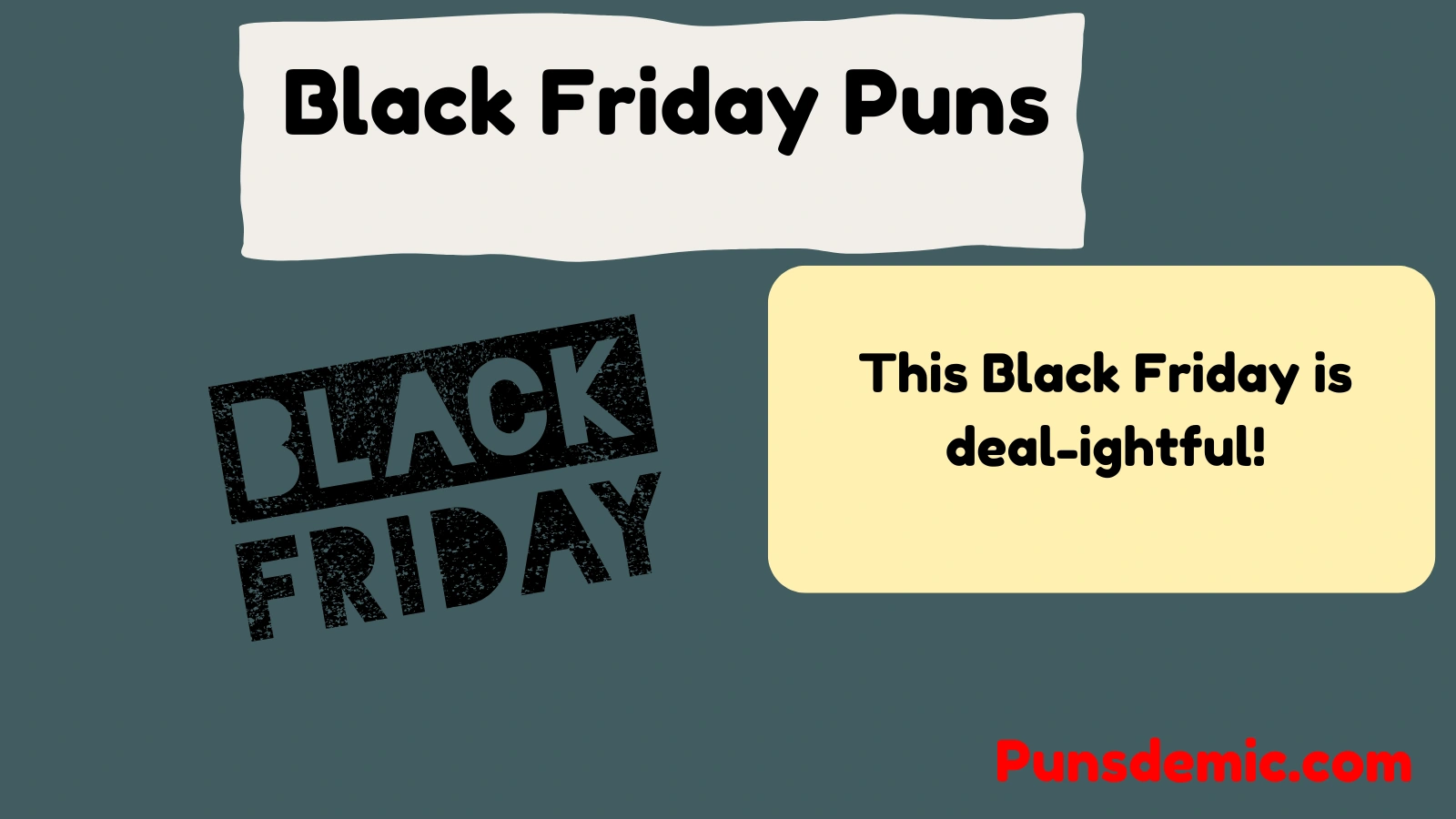 Black Friday Puns 