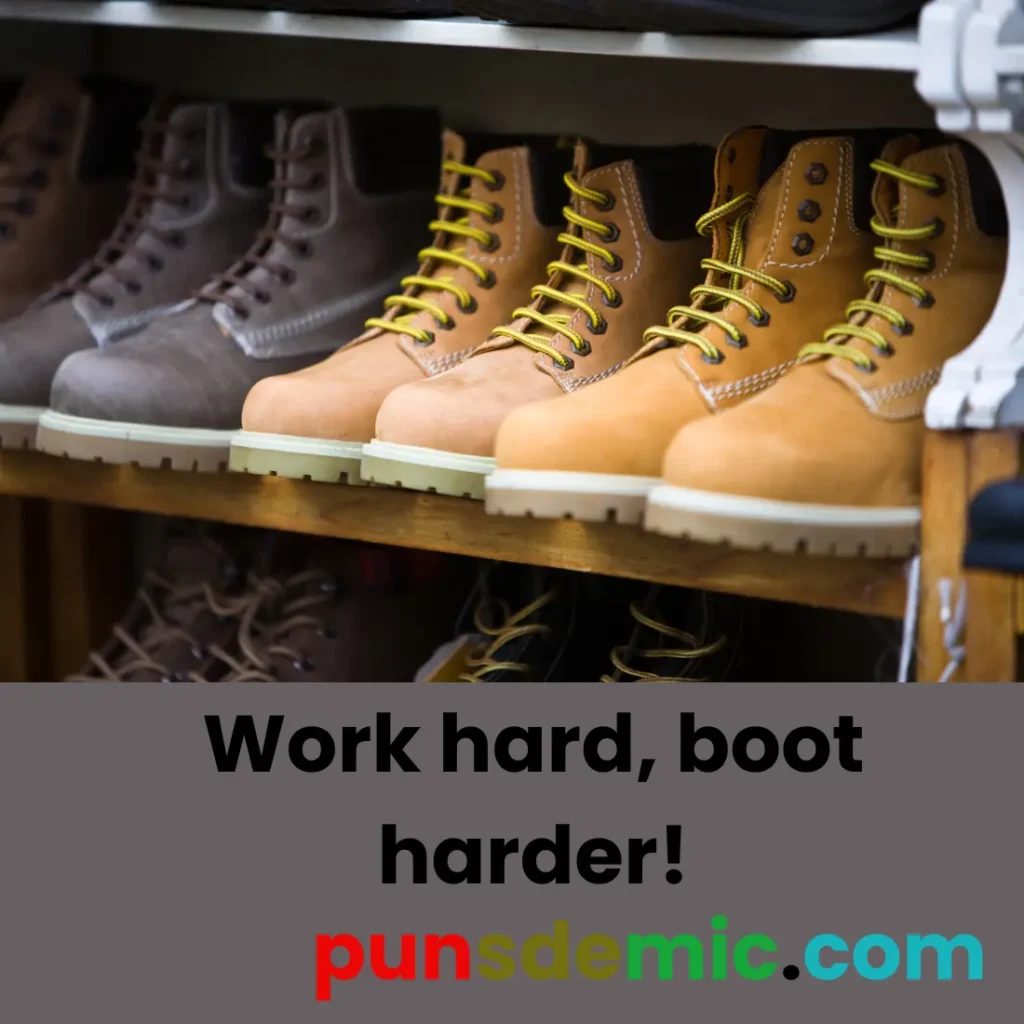 Boot Puns for Work