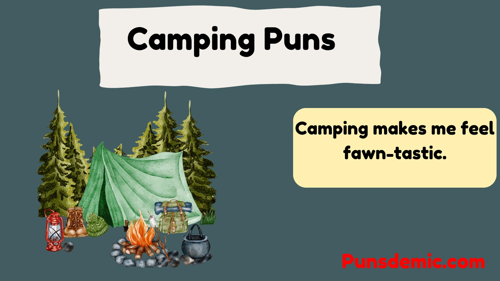 Camping Puns