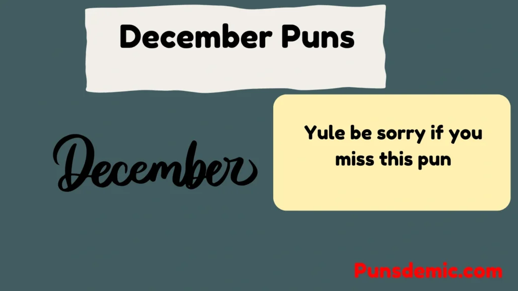 December Puns 