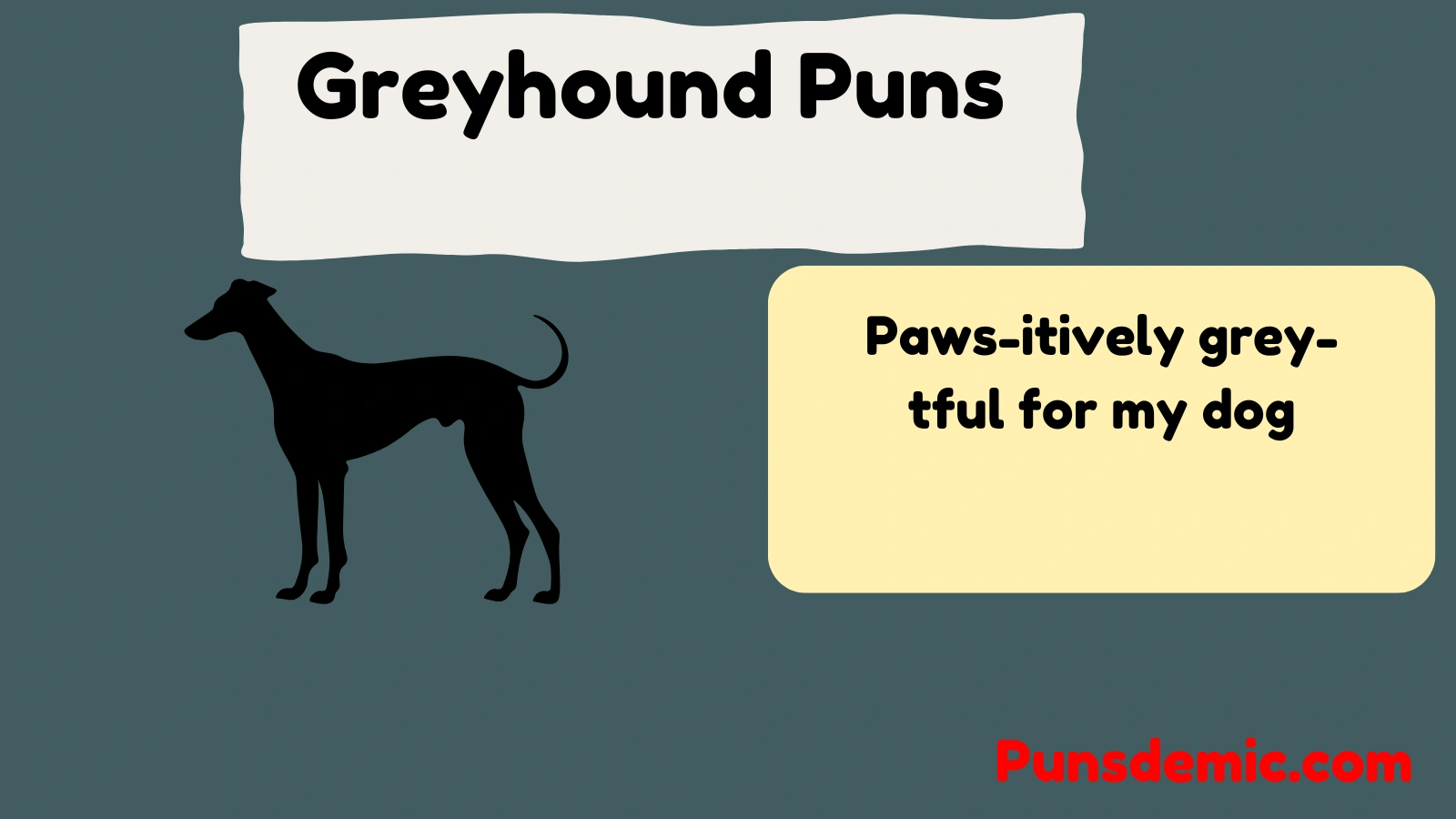Greyhound Puns 