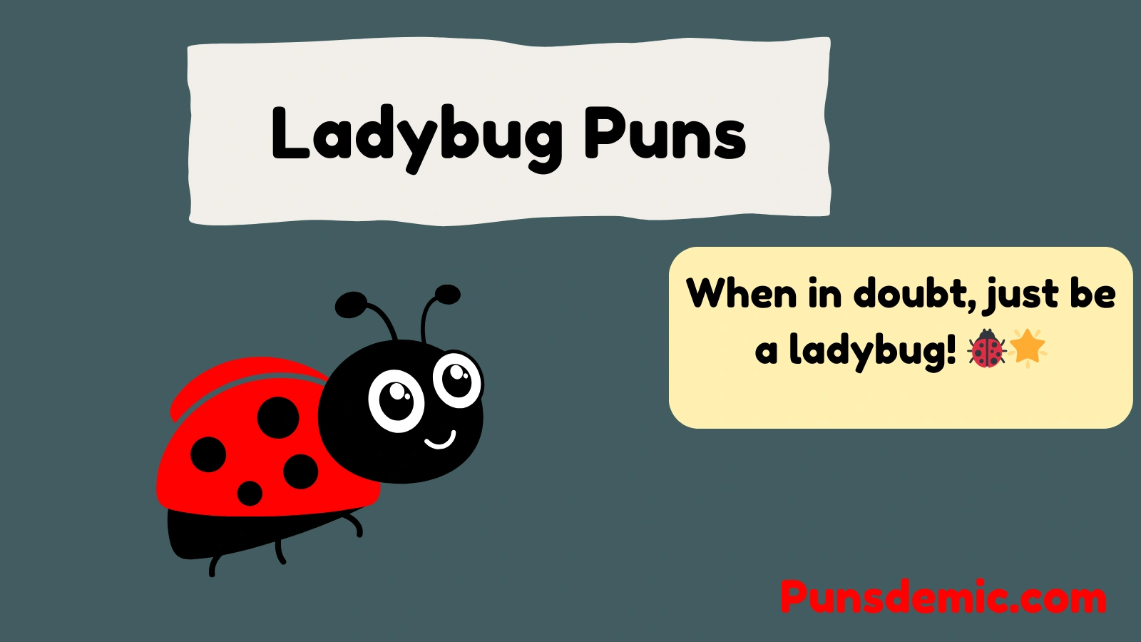 Ladybug Puns