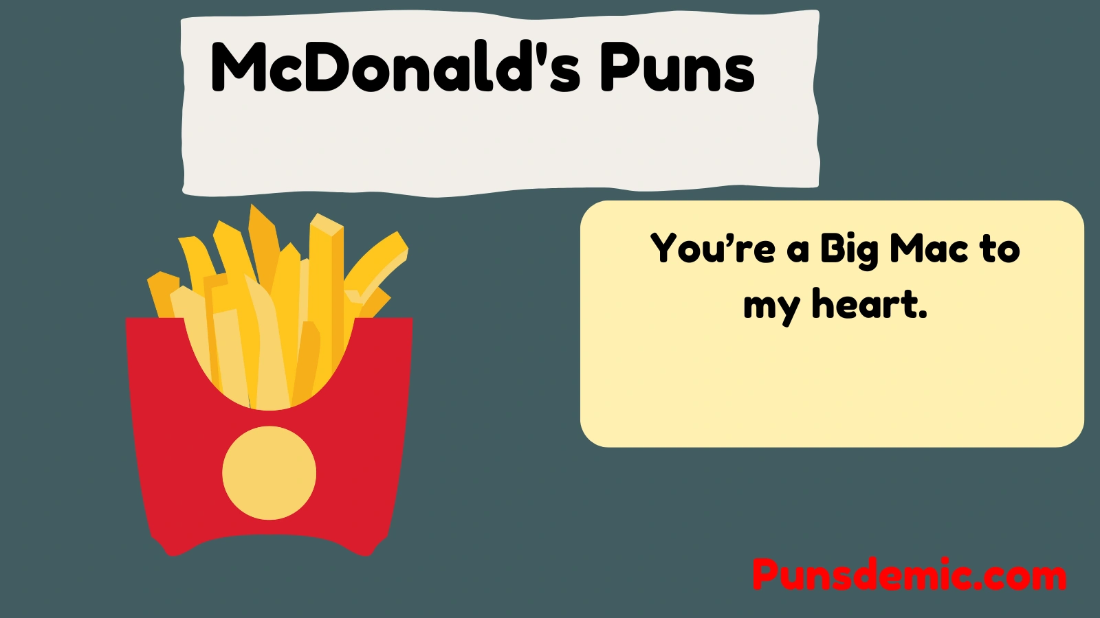 McDonald's Puns  