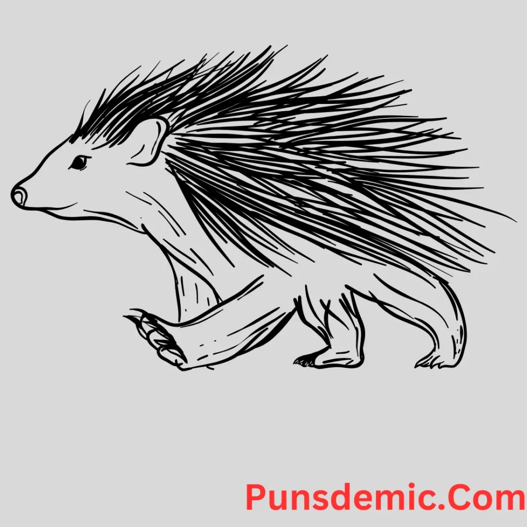 Porcupine Animal Puns 