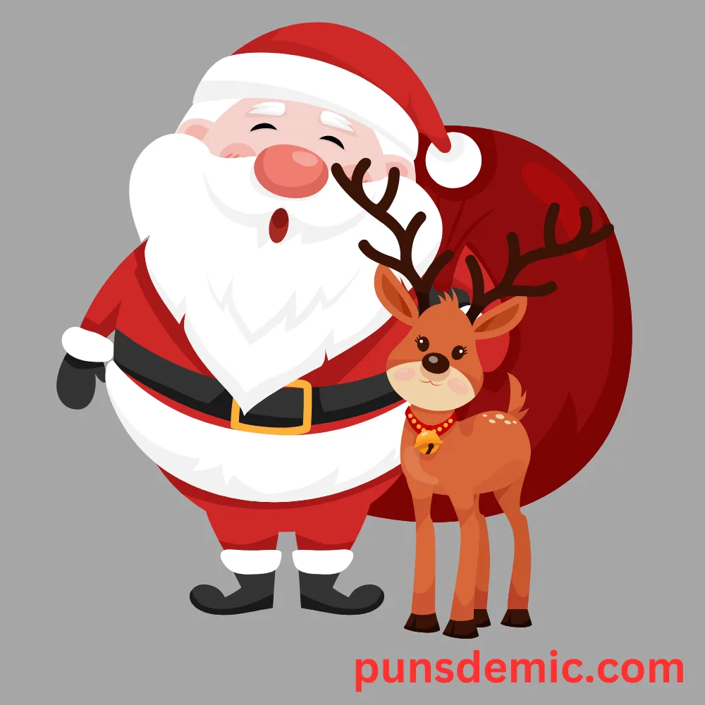  Santa and Reindeer Puns