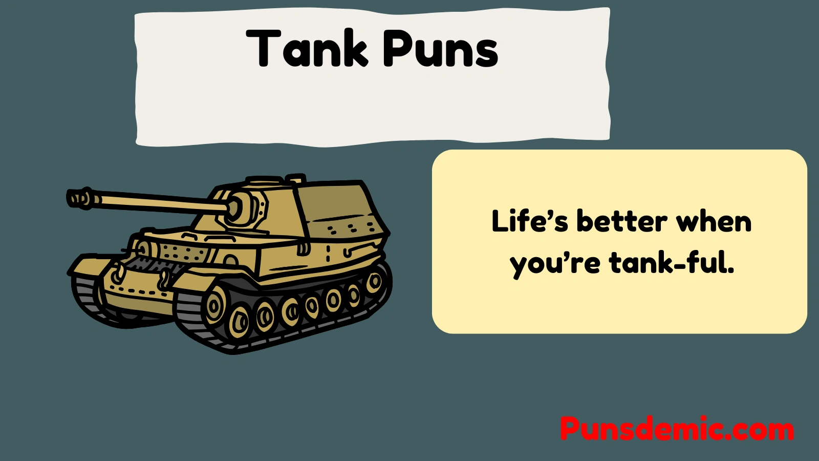 Tank Puns