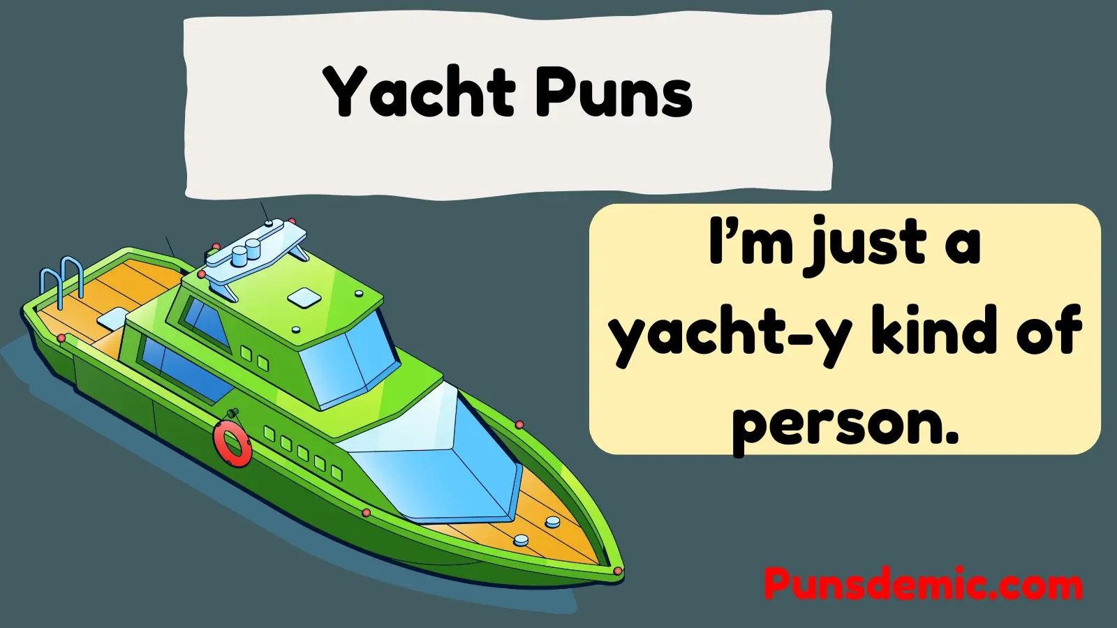 Yacht Puns