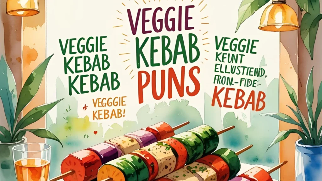 Veggie Kebab Puns