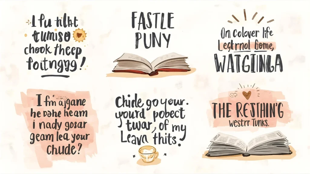 Book Puns for Social Media Posts