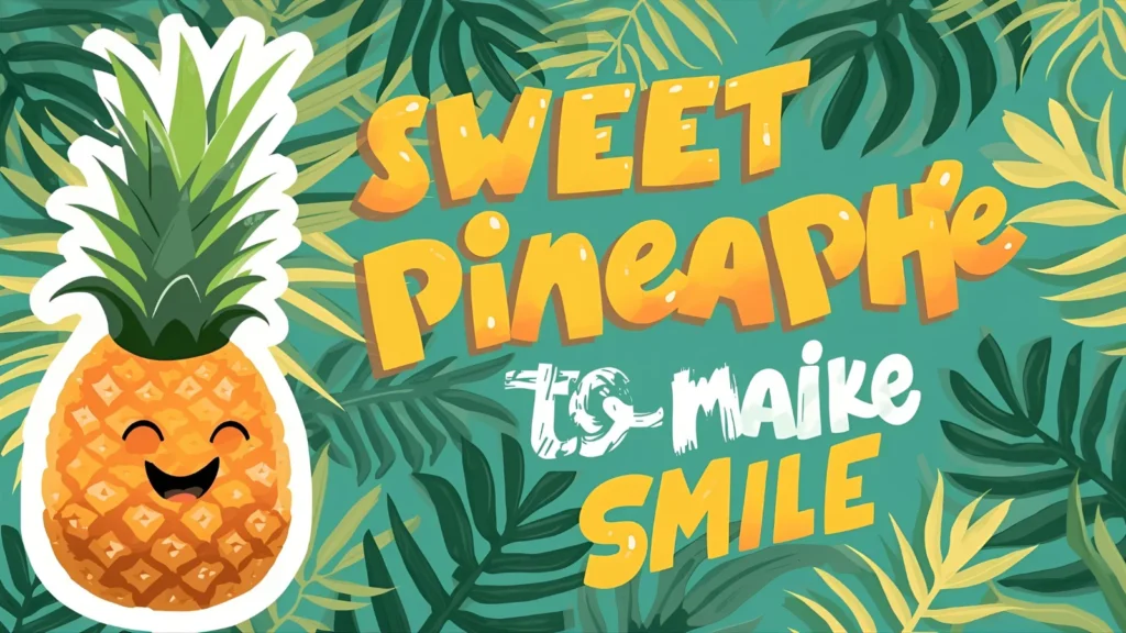 Sweet Pineapple Puns to Make You Smile