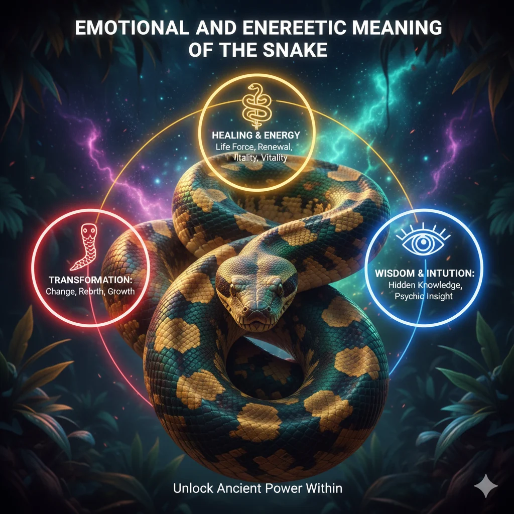 🧠 Emotional and Energetic Meaning of the Snake
