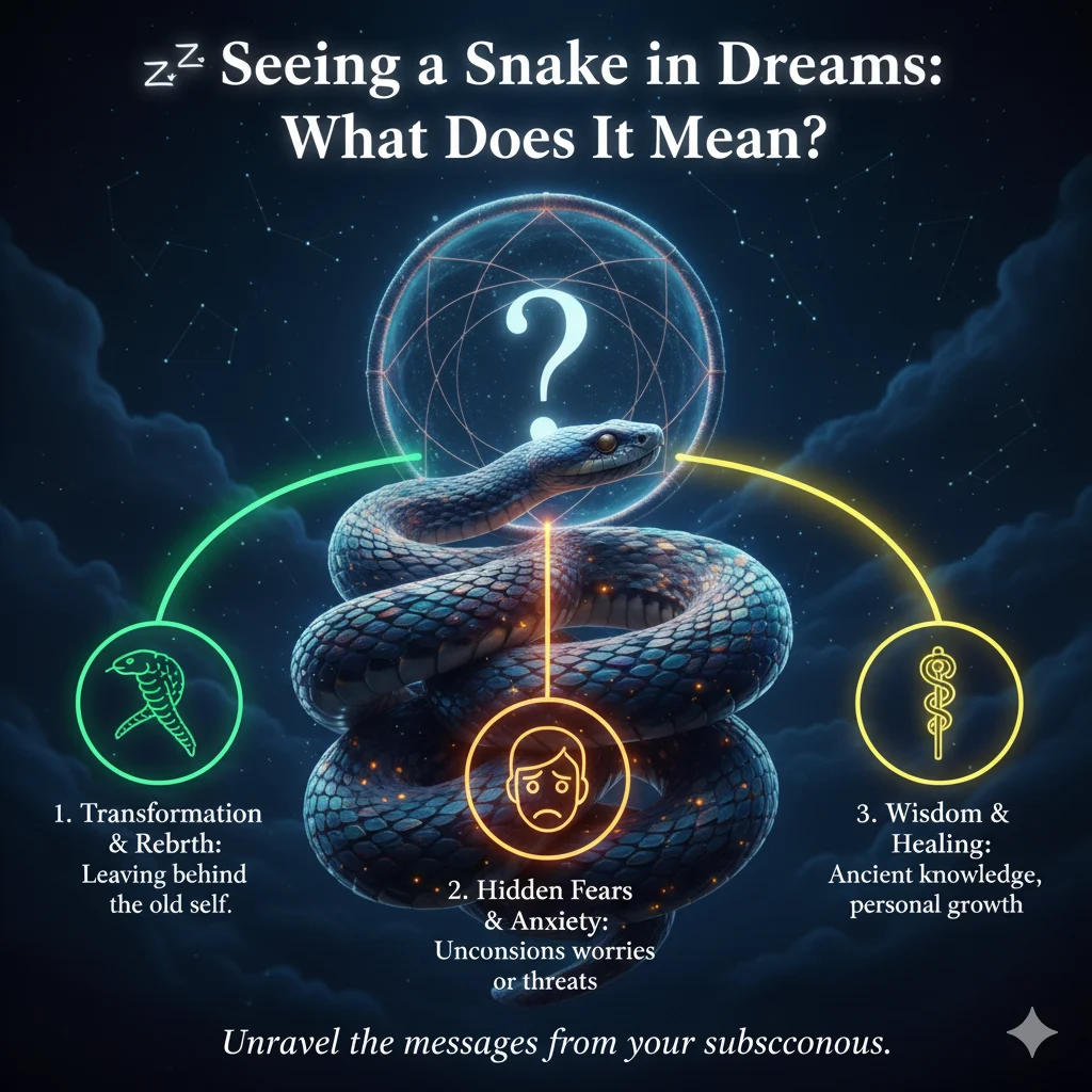 💤 Seeing a Snake in Dreams: What Does It Mean?