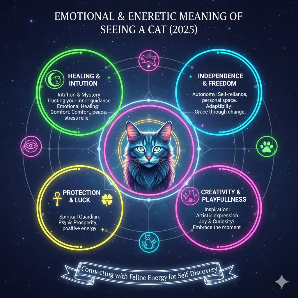 Emotional and Energetic Meaning of Seeing a Cat
