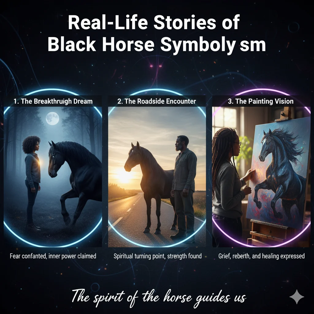 Real-Life Stories of Black Horse Symbolism