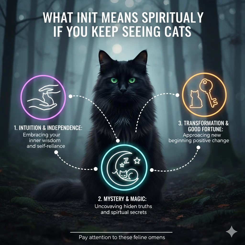What It Means Spiritually If You Keep Seeing Cats
